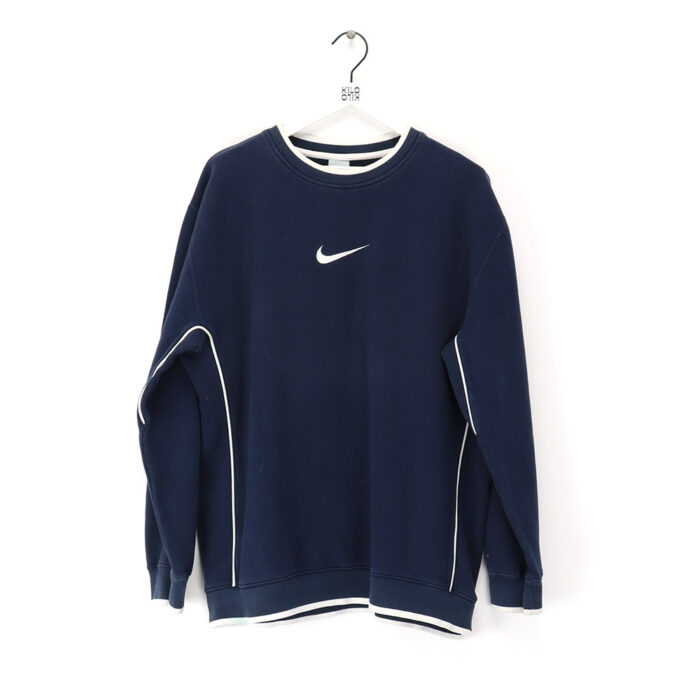 Blauwe nike trui vintage best sale