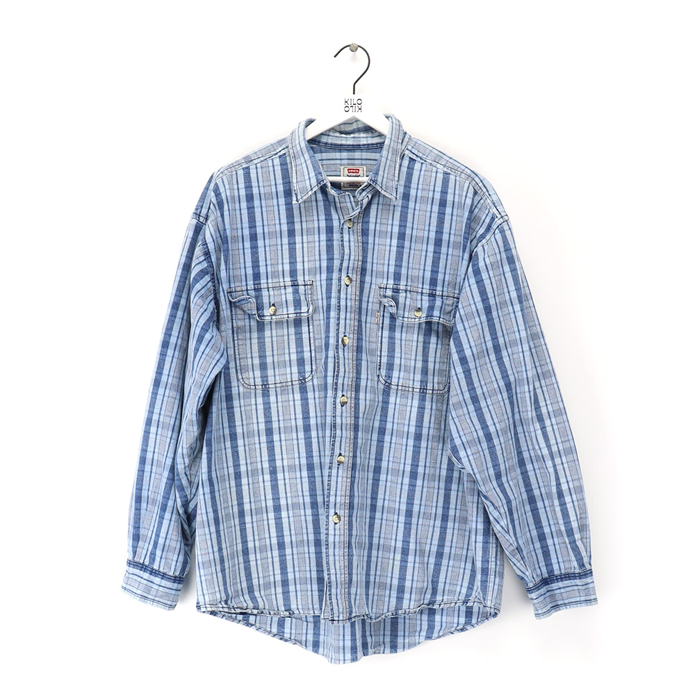 Levi s 90s Flanel Overhemd Kilo Kilo Vintage